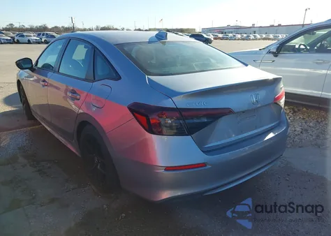 2025 Honda Civic Sport z USA, uszkodzony, nr VIN 2HGFE2F58SH600680